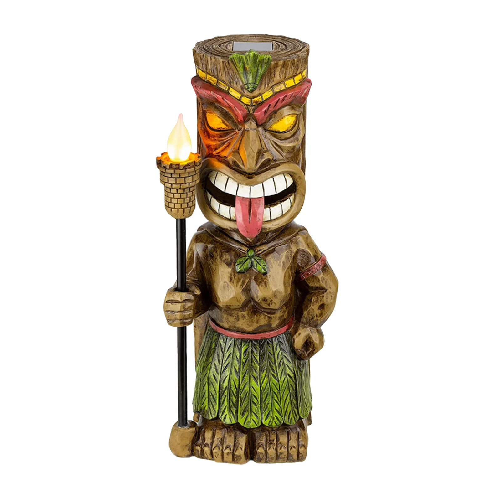 

Outdoor LED Light Craft Tiki Statue Patio Courtyard Lawn Pathway Decor