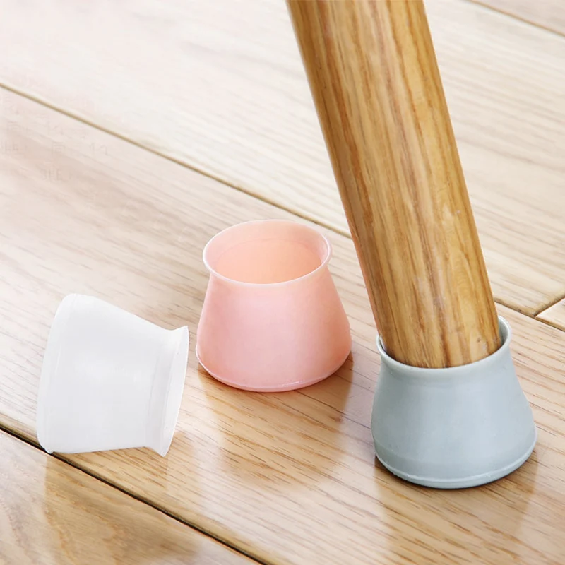 Коврики силиконовые для ножек стола толстые нескользящие накладки на ножки