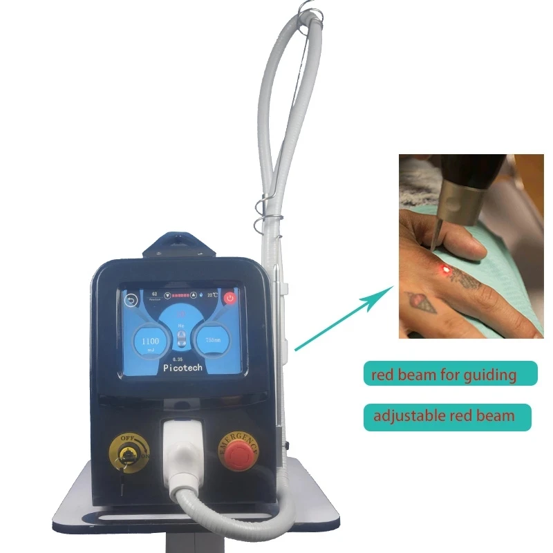 

2021 The latest Nd Yag laser 1064nm 532nm 1320nm machine tattoo removal eyebrow freckle factory direct sales