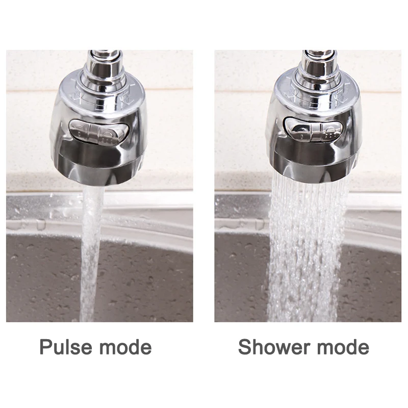 

1pc Household Water Faucet Filter Extender Rotating Anti-splash Water Tap Booster Shower GHS99