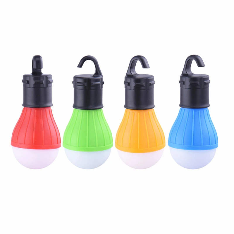 

4 Colors Portable Hanging Tent Lamp Emergency LED Bulb Light Camping Lantern for Mountaineering Activities Backpacking Outdoor