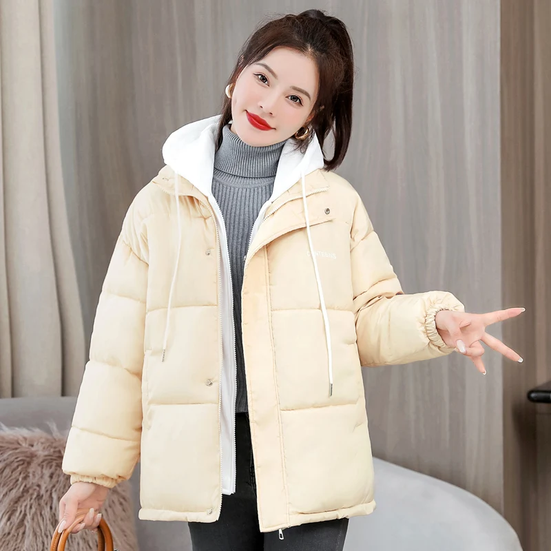 

Oversized winter women Jacket Women Winter Puffer Coat with hooded Thicken plus size Parka Winterjas Dames