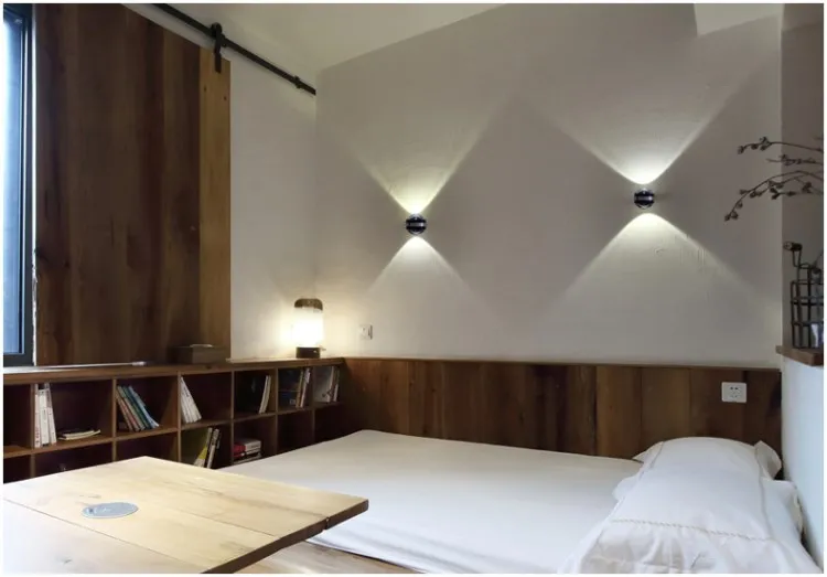 Светодиодный современный настенный светильник вверх и вниз декоративный в