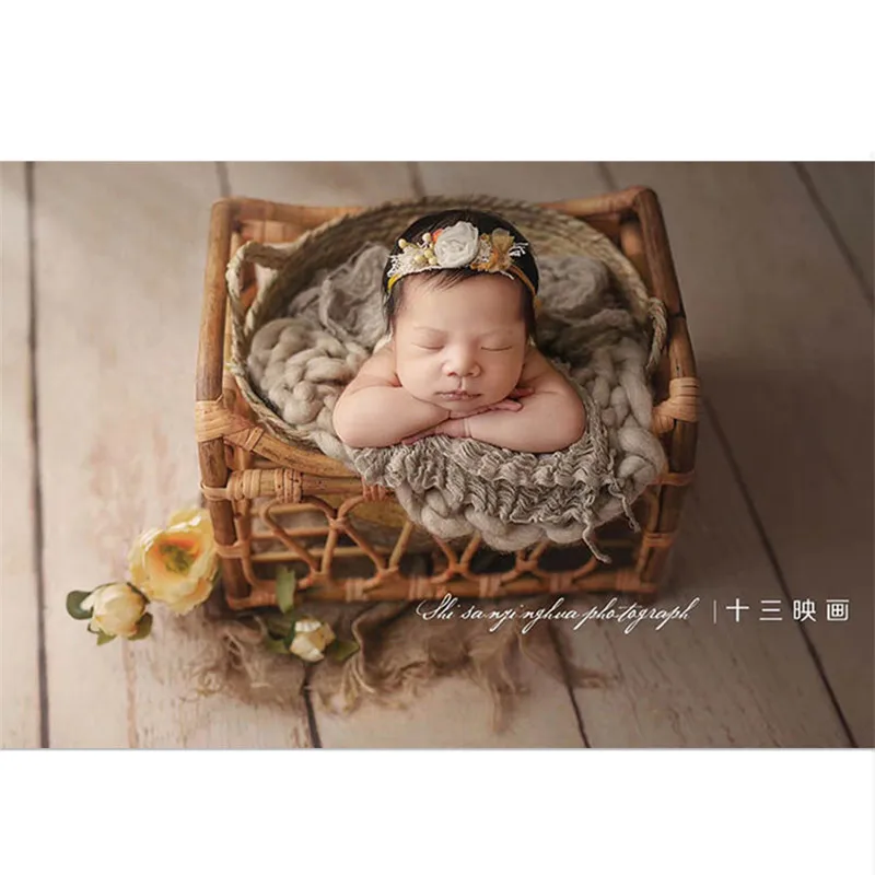 Baby Girl Photography Props Retro Woven Basket Fotografie Newborn Photo Posing Props Accessoire Studio Shooting Photo Bebe Sofa Buy At The Price Of 86 In Aliexpress Com Imall Com