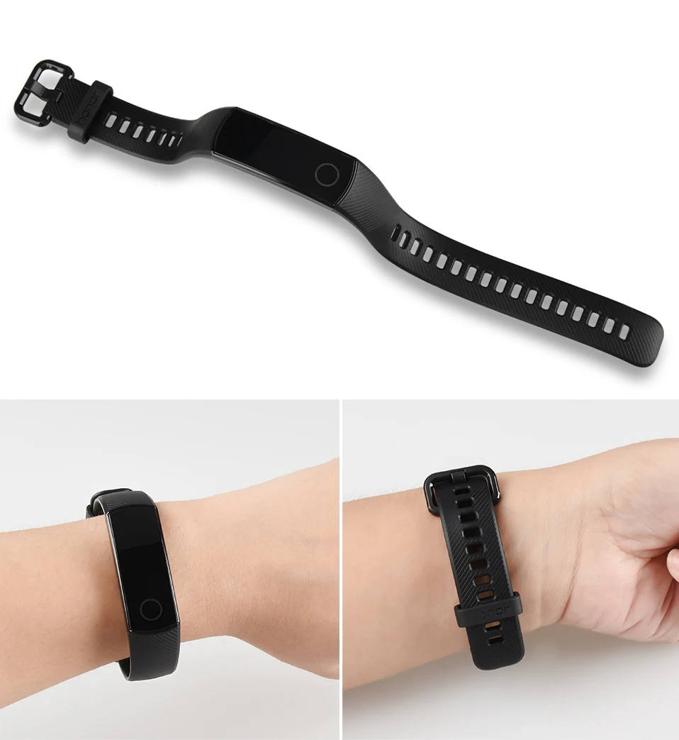 Huawei Honor Band 4/4, умный Браслет для бега, 0,95 дюймов, умный OLED, для плавания, водонепроницаемый, Bluetooth, фитнес-трекер, сенсорный экран