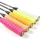 Утолщенная противоскользящая дышащая Спортивная над захватом Теннисный напульсник с липкой пропиткойобмотканамотка ленты, ракетка для игры в бадминтон Ручки напульсники для начинающих