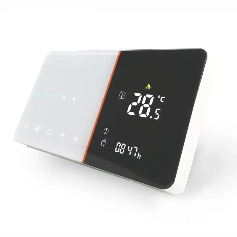 

Умный Wi-Fi Сенсорный Термостат, регулятор температуры для подогрева воды/электрического обогрева/газового бойлера, голосовое управление, ра...