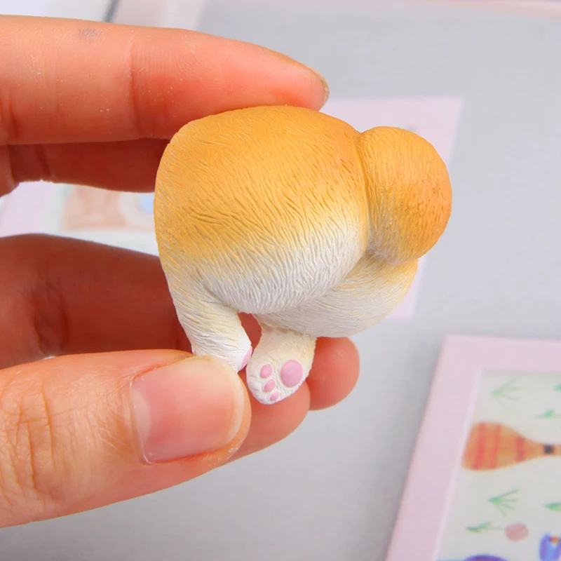 Милый холодильник Corgi Dog Ass магнитный Щенок Doggy домашний декор настенные наклейки