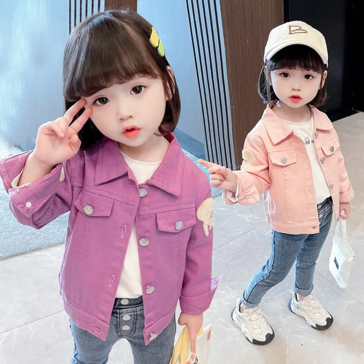 Дешевая рекламная весенняя куртка для маленьких девочек детские пальто детской