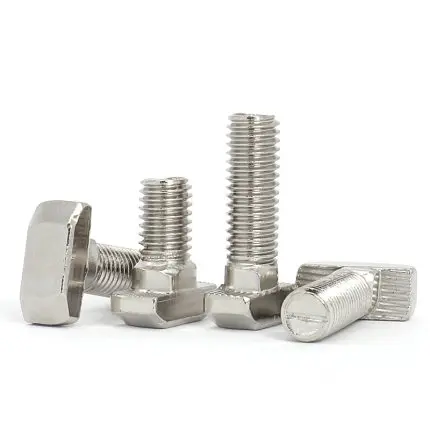 

European Standard T-type Screw T-Shaped Hammer Bolt 20/30/40/45 Type M5 M6 M8 screw Aluminum Profile Parts