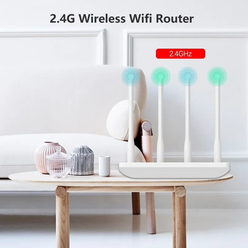 300mbps Wi Fi роутер 2 4G беспроводной ретранслятор расширитель DDR2 64M MTK7628NN 4 Anttenas
