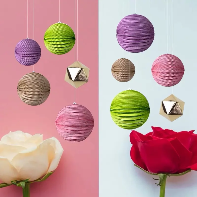 Новинка большой искусственный бумажный арбуз круглый фонарь День Святого