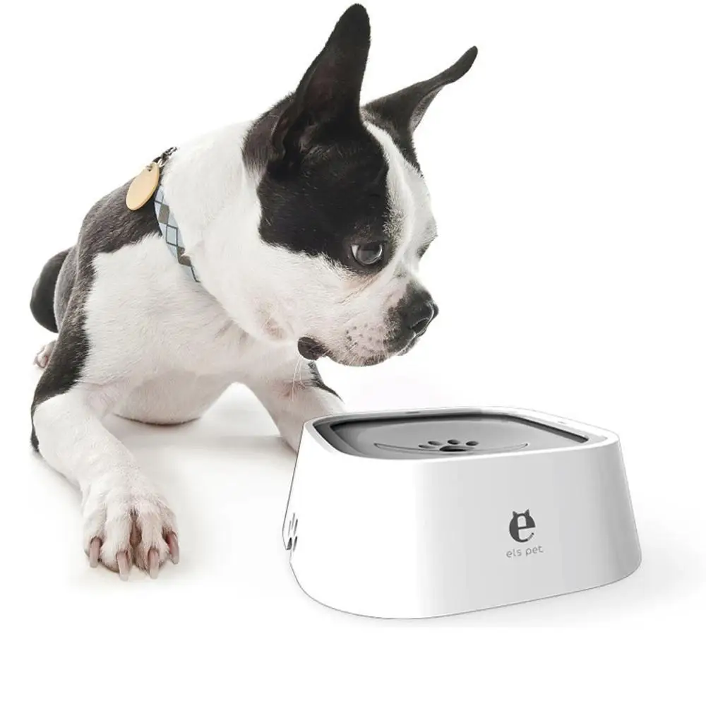 

Dog Drinking Water Bowl Pet 1.5L Floating Non-Wetting Mouth Cat Bowl Anti-Overflow Drinking Water Dispenser ABS Plastic Bowl