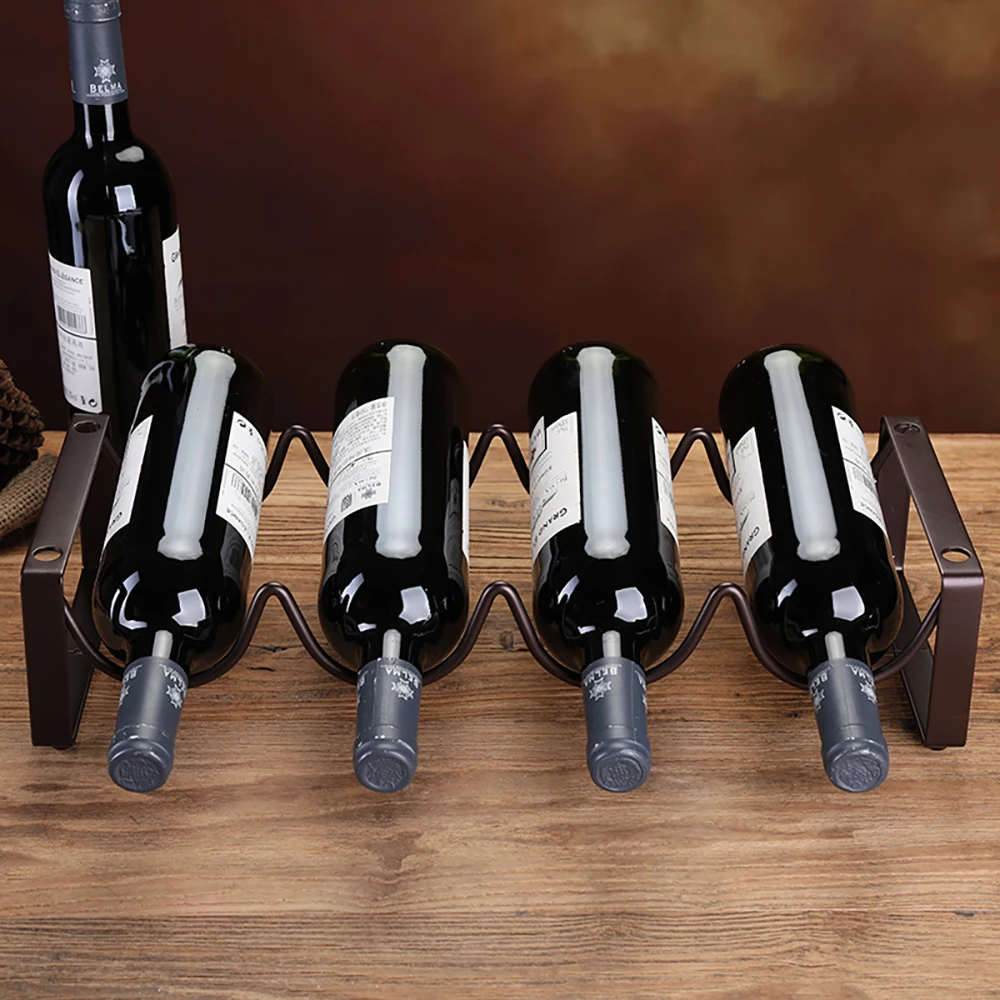 

Luxury Metal Wine Rack Shelf Decoration Modern Bottle Rack Stand Creative Large Wine Racks Shelves Nordic Home Decoration Gifts