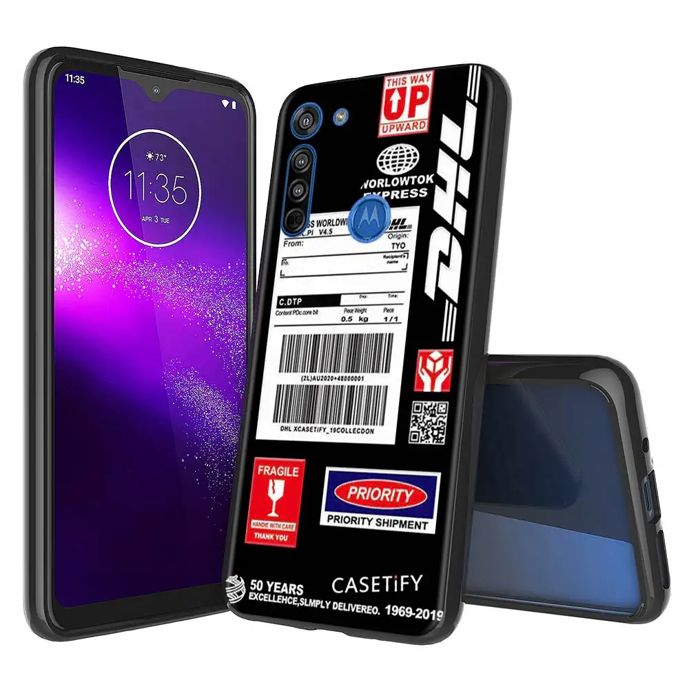 dhl express case for motorola moto g8 g9 plus g power one fusion e6s e7 plus edge plus tpu soft phone cover shell free global shipping
