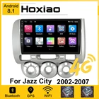 Автомагнитола для HONDA JAZZ City 2002 2003 2004 2005 2006 2007 2Din Android 4G, мультимедийный видеоплеер, AM GPS-навигация, Авторадио
