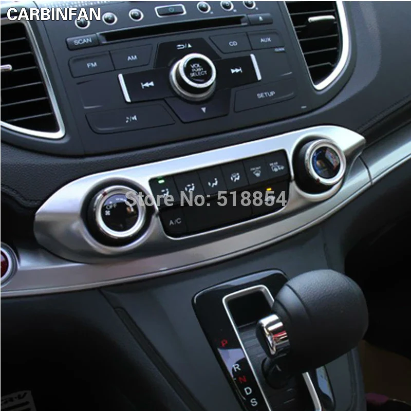 Подходит для 2012 2013 2014 2015 HONDA CR V CRV хром A/C переключатель ручка панель Крышка