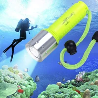 battery operated new professional underwater diving flashlight 1200lm q5 led scuba for dive swimming under water sport