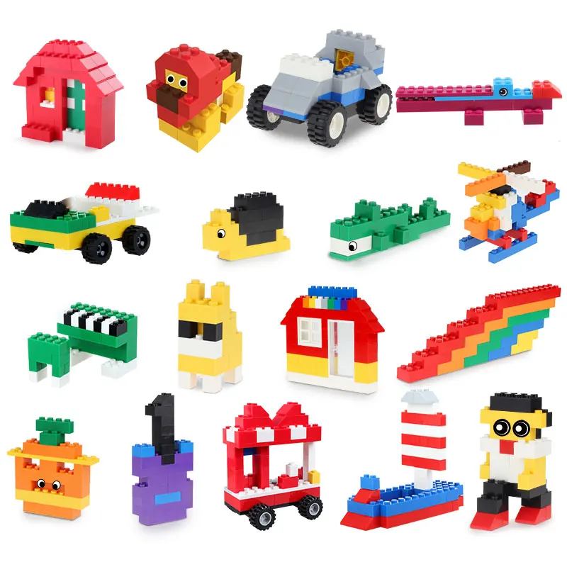 Детские Классические строительные блоки набор городских кирпичей игрушки для