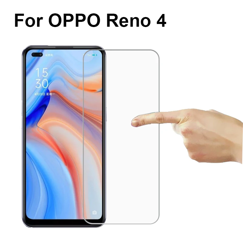 Стекло Reno 4 для Oppo закаленное стекло 6 дюйма защитная пленка экрана Acyc sklo OPPO Reno4 PDPM00