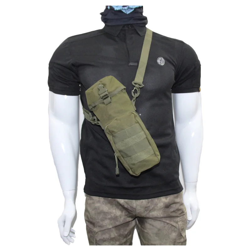 

800D Nylon Molle Water Bottle Bag Camping Hydration Backpack Tactical Folding Pouch Bag Holder Outdoor Travel Hiking Jogging