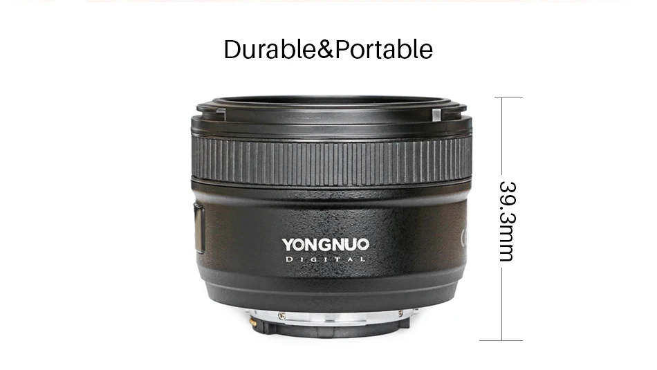 YONGNUO объектив YN50 мм 50 мм F1.8 объектив камеры для Canon для Nikon DLSR объектив камеры