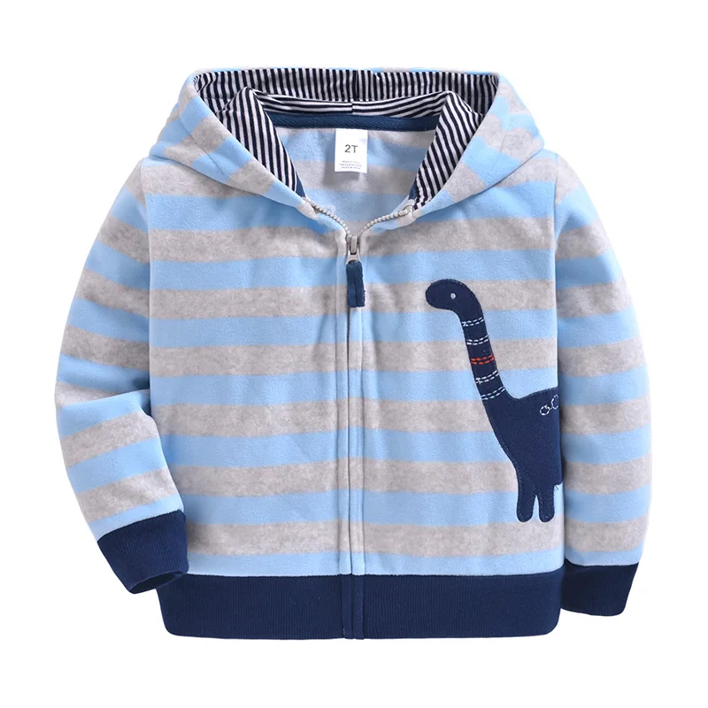 

Autumn Spring Kids Baby Boys Girls Coats Cotton Cartoon Dinosaur Coat Children's Kids Casual Sportswear Clothing