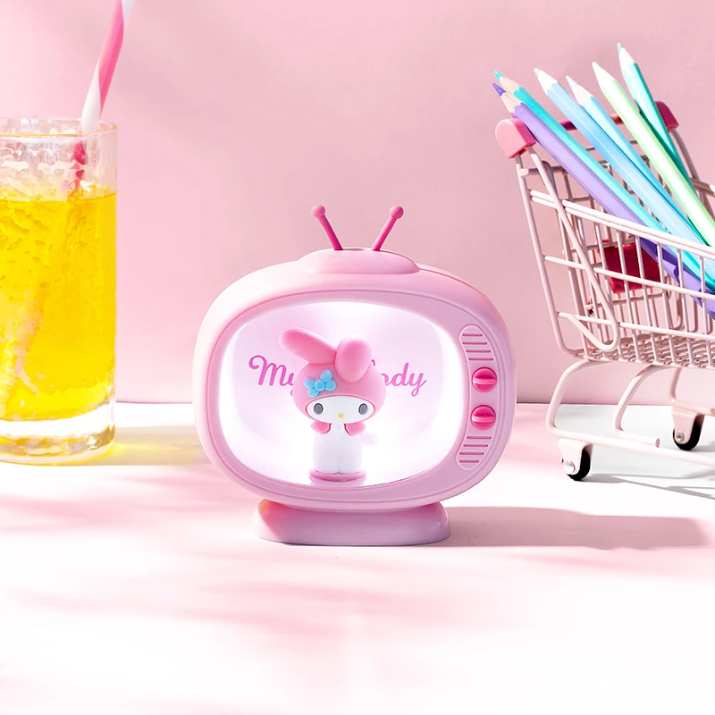 Милые аксессуары Sanrio Kitty My Melody Cinnamoroll симпатичная мини-модель ТВ для спальни