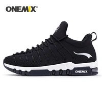 onemix new men high top sneakers fashion running shoes womens sport shoes outdoor men wearable anti slip height tennis shoes