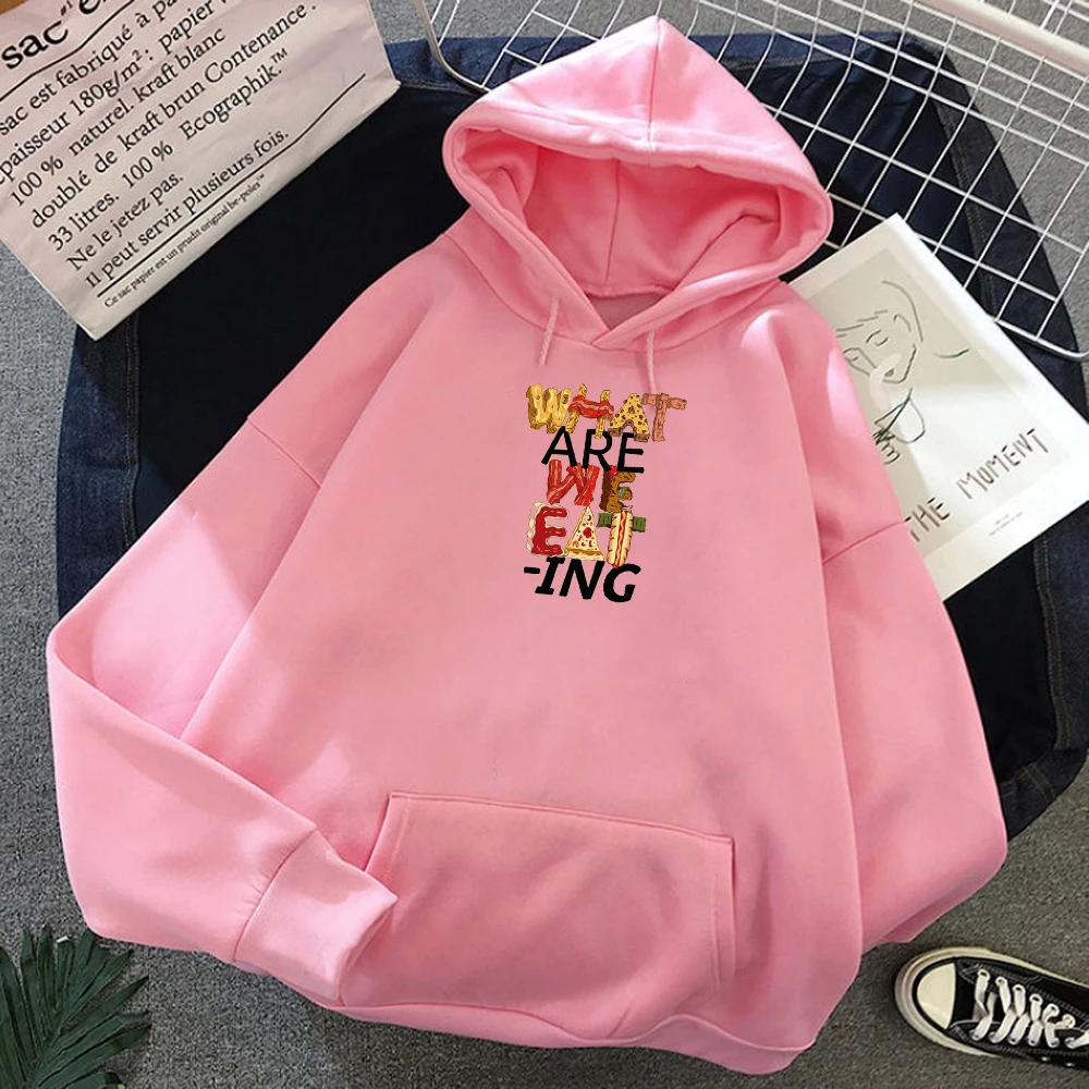 Warm Hoodies for Women Thicker Plus Velvet Warm Print Sweatshirt Simple Leisure Womens Sweatshirts Plus Size Hoodie Sweetshirt