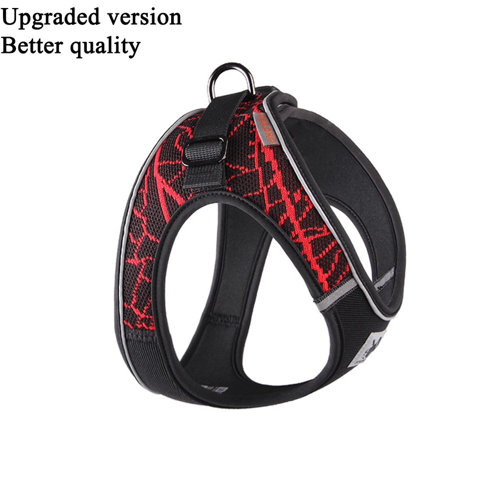 style 2 red Поводок для собак, Спортивная веревка для домашних животных, поводок для собак на открытом воздухе, нагрудный жилет, светоотражающая структура стабильности, мягкий нагрудный жилет - Цвет: style 2 red