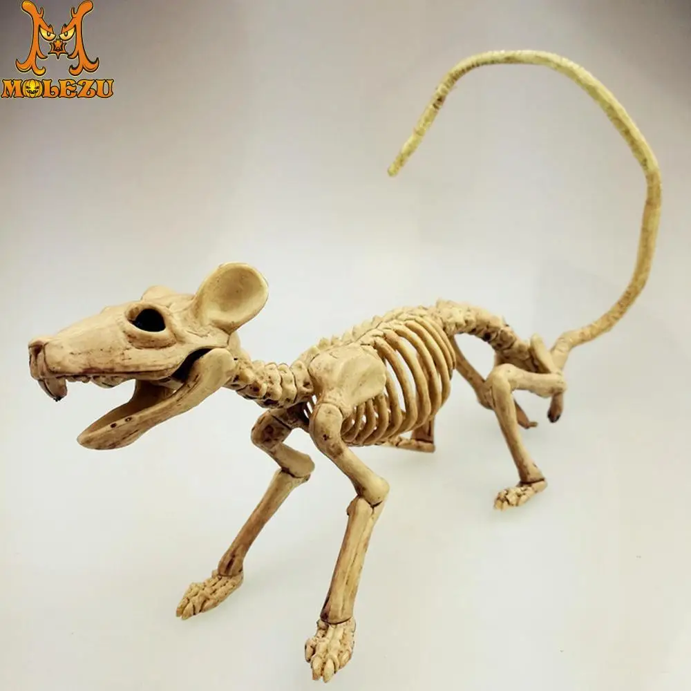 

Molezu Halloween Decoration Bone Requirements Animals Skeleton Ornaments Mouse Halloween Horror House Party Decoration