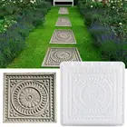 Форма для бетона, квадратная пластиковая форма для самостоятельного изготовления мощения, имитация бетона, кирпича, ландшафта, педали, камня, инструменты для изготовления сада, форма для дорожек