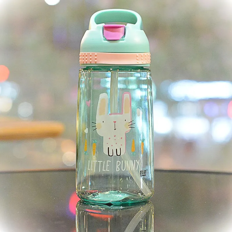 450 мл пластиковая мультяшная бутылка для воды кухонные аксессуары детская