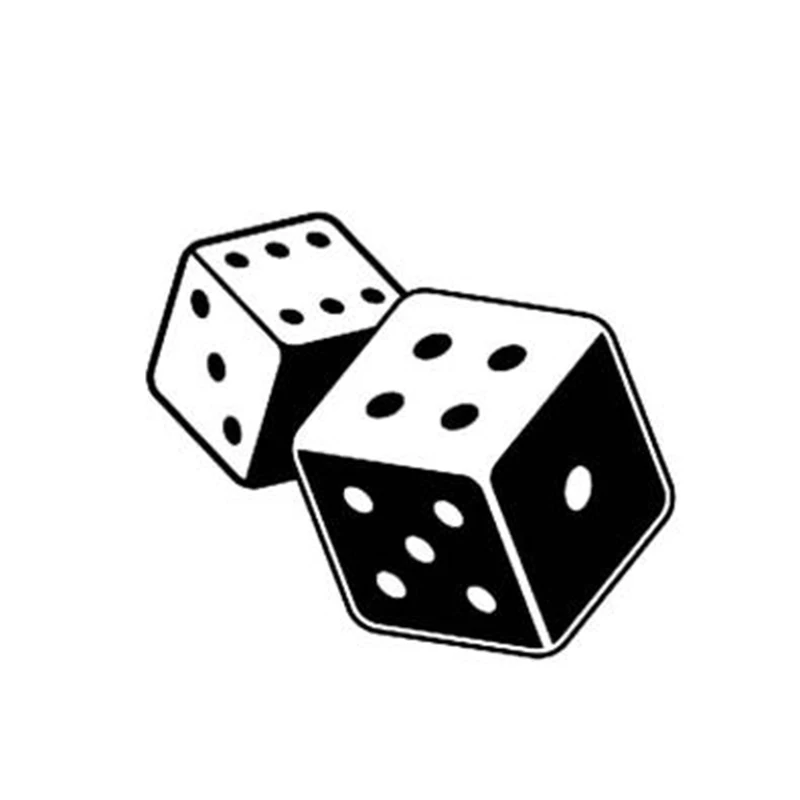 Черный/Серебряный покер карты азартные игры Декор персонализированные наклейки