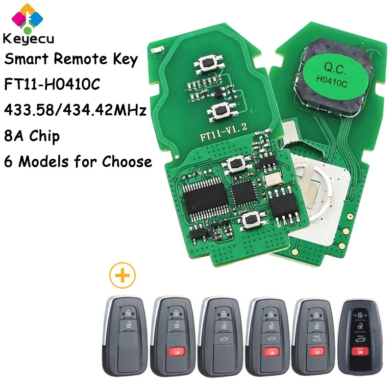 

KEYECU Lonsdor смарт-телефон, модель 8A, чип 433,58 МГц, 434,42 МГц, для Toyota RAV4, Для Avalon Highlander от Lonsdor Device