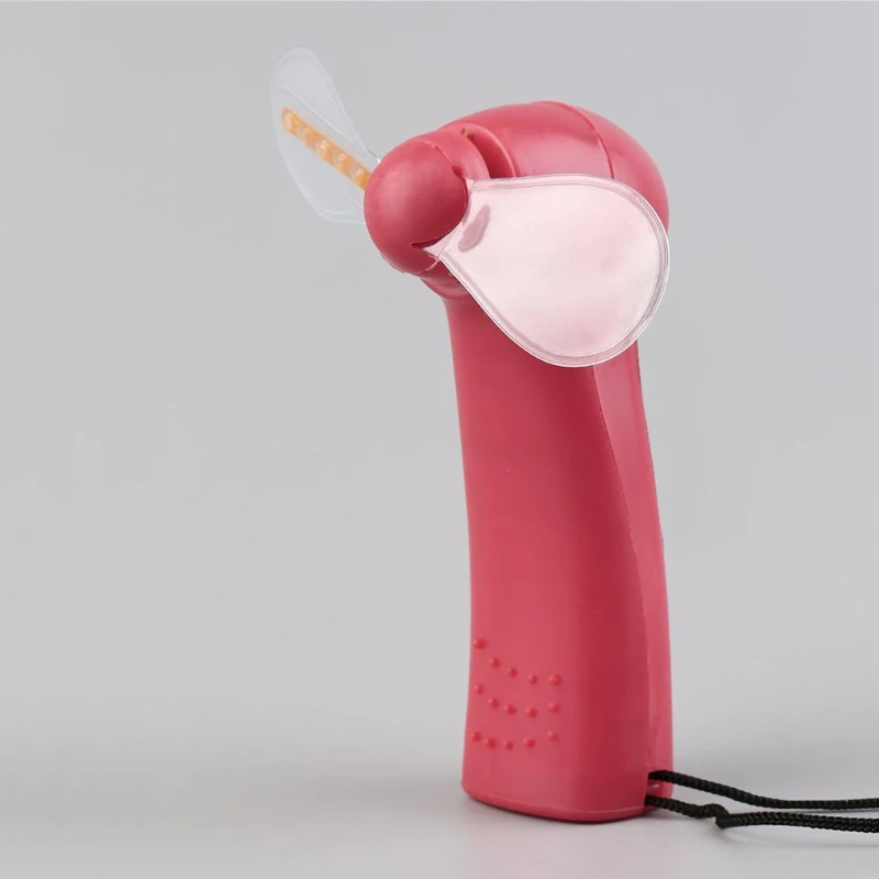 Портативный портативный вентилятор охлаждения цветной светодиодный мини