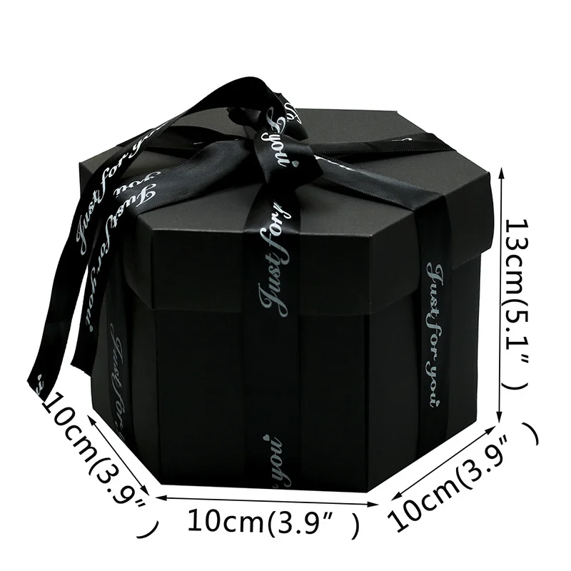 

Surprise Creative Explosion DIY Photo Album Anniversary Explosion Couple Box Valentines Day Mothers Day Gift Quadrilateral Box