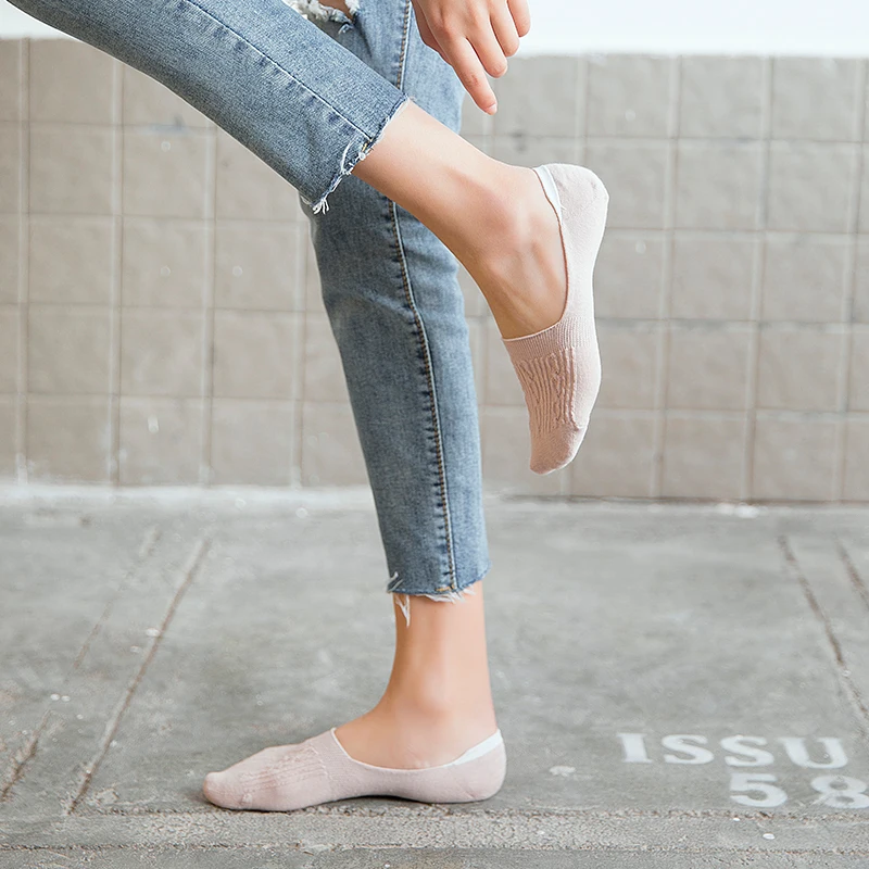 Новинка Женские Повседневные Дышащие носки башмачки модные невидимые