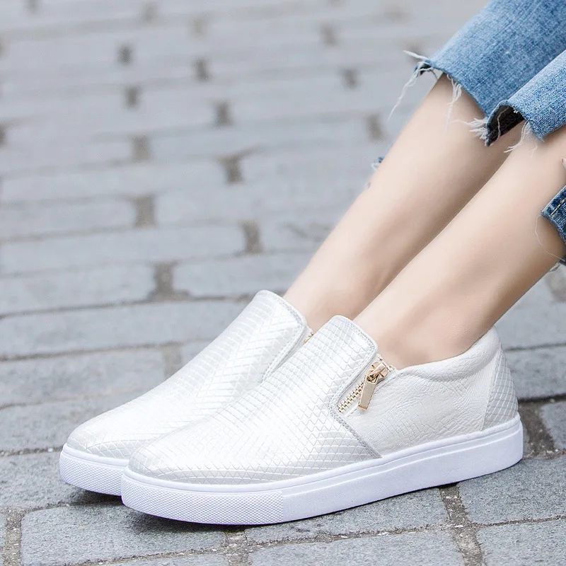 Весна-Осень 2020 новая женская обувь лоферы на плоской подошве модные кроссовки