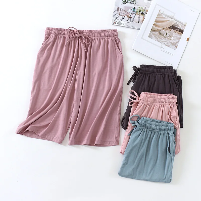 Modal Ladies Pyjamas Pants Summer Nightwear Nighty Trousers Sleepwear Pants Pyjama Bottoms Women Lounge Pants Plus Size M-XXL