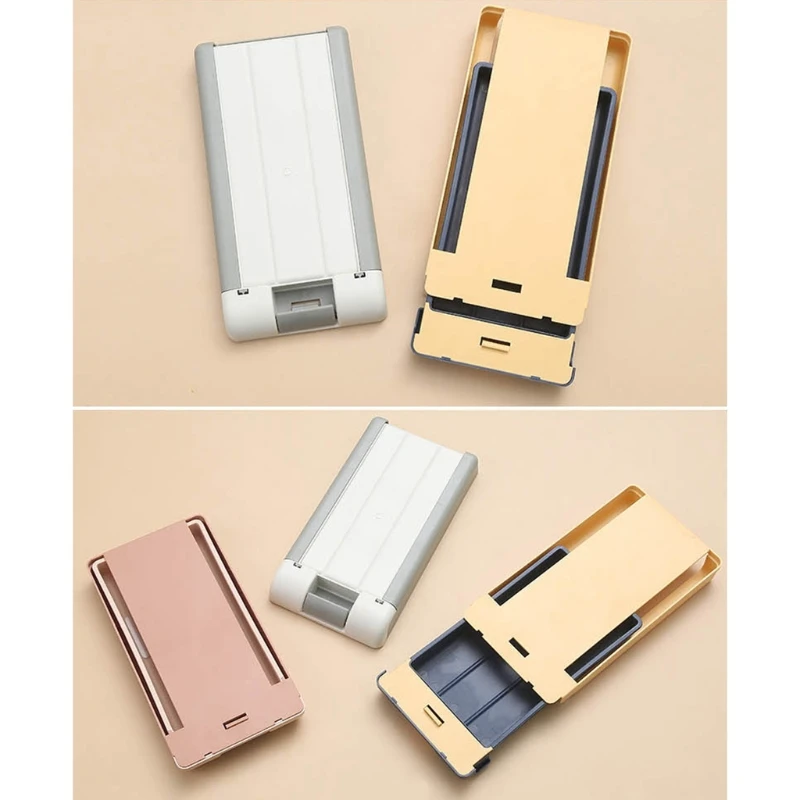 

Self Stick Pencil Tray Office Desk Table Stationery Storage Drawer Organizer Box 94PF