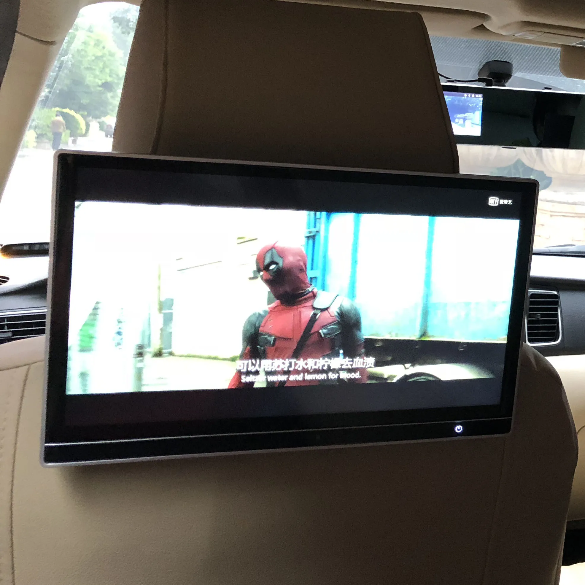 Обновленный монитор для подголовника автомобиля 4K HD Android 9 0 OS сенсорный