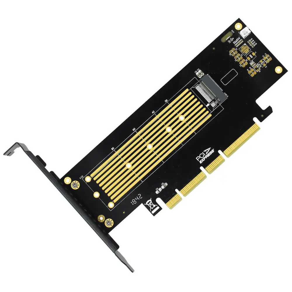 JEYI SK18 для NVME Riser Card M.2 Плата расширения NVMe PCIE X4 X16 поддержка 2230 22110