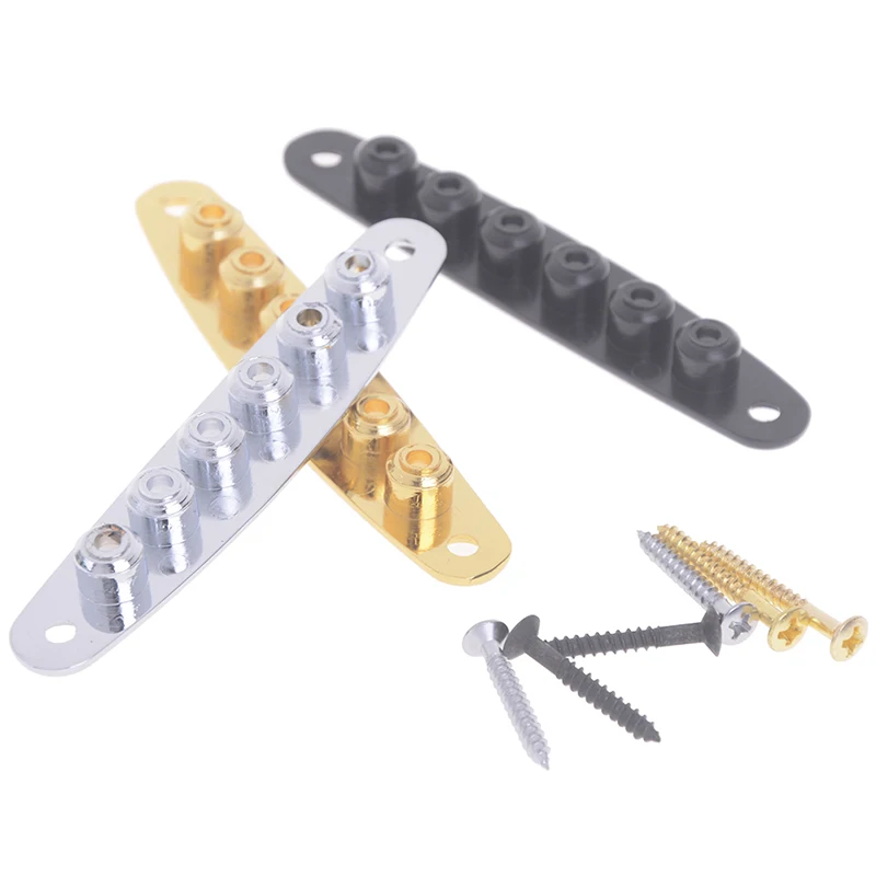 1 шт. Электрогитары мост Строка через тело наконечники втулка пластина | Спорт и