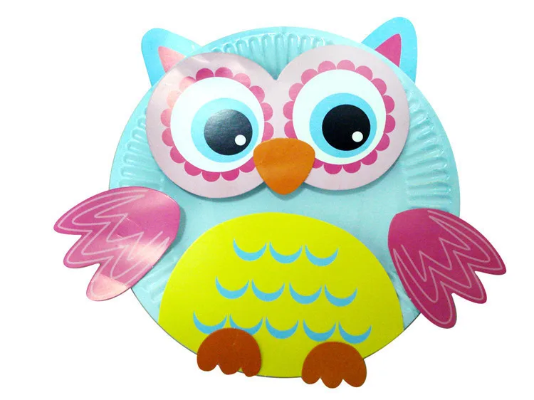 EVA DIY мультфильм ремесла игрушки для детей ручной работы ремесло Животное Головоломка бумажный лоток картина рюкзак творческое Образование игрушка