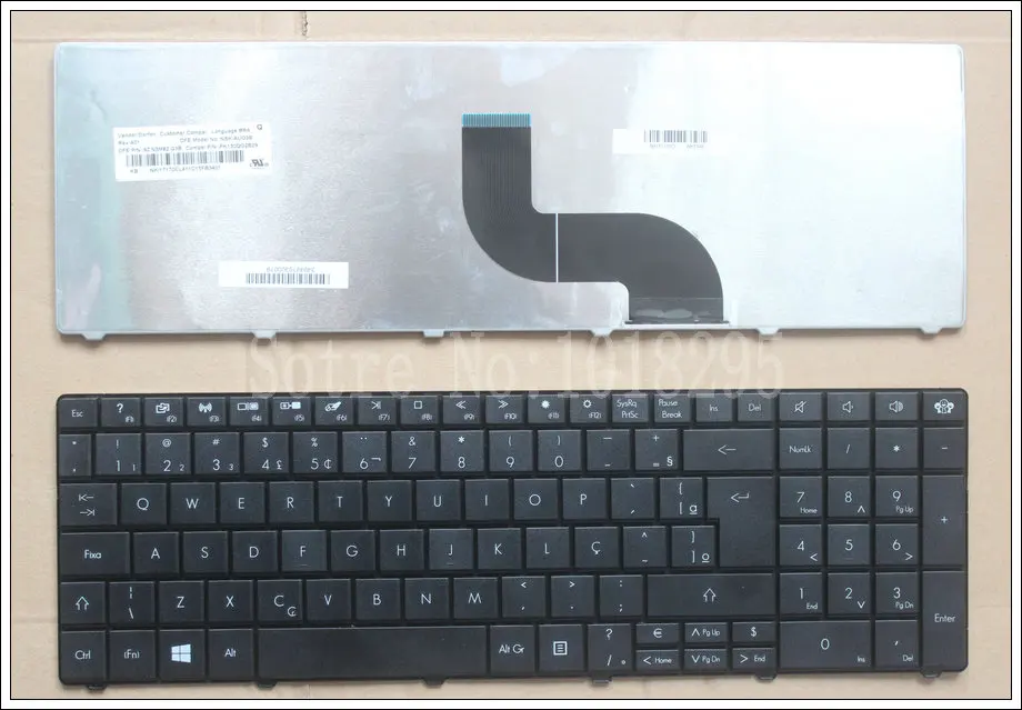 Для GATEWAY Packard Bell Easynote TE69KB TE69HW LE69KB Q5WPH Q5WT6 LE11 EN TE11BZ TE11HC TE11HR TM87 бразильская Клавиатура