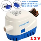 Полностью Автоматический погружной откачивающий водяной насос 12 В галлонов в час с Поплавковым переключателем, небольшие нержавеющие дренажные насосы