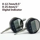 Измеритель диапазона 0-12,7 мм0,5 дюйма 0-25,4 мм1 дюйм, цифровой индикатор циферблата, прецизионный инструмент 0,01 мм0,0005 дюйма 0,0001 мм0,00005 дюйма, тестовые инструменты