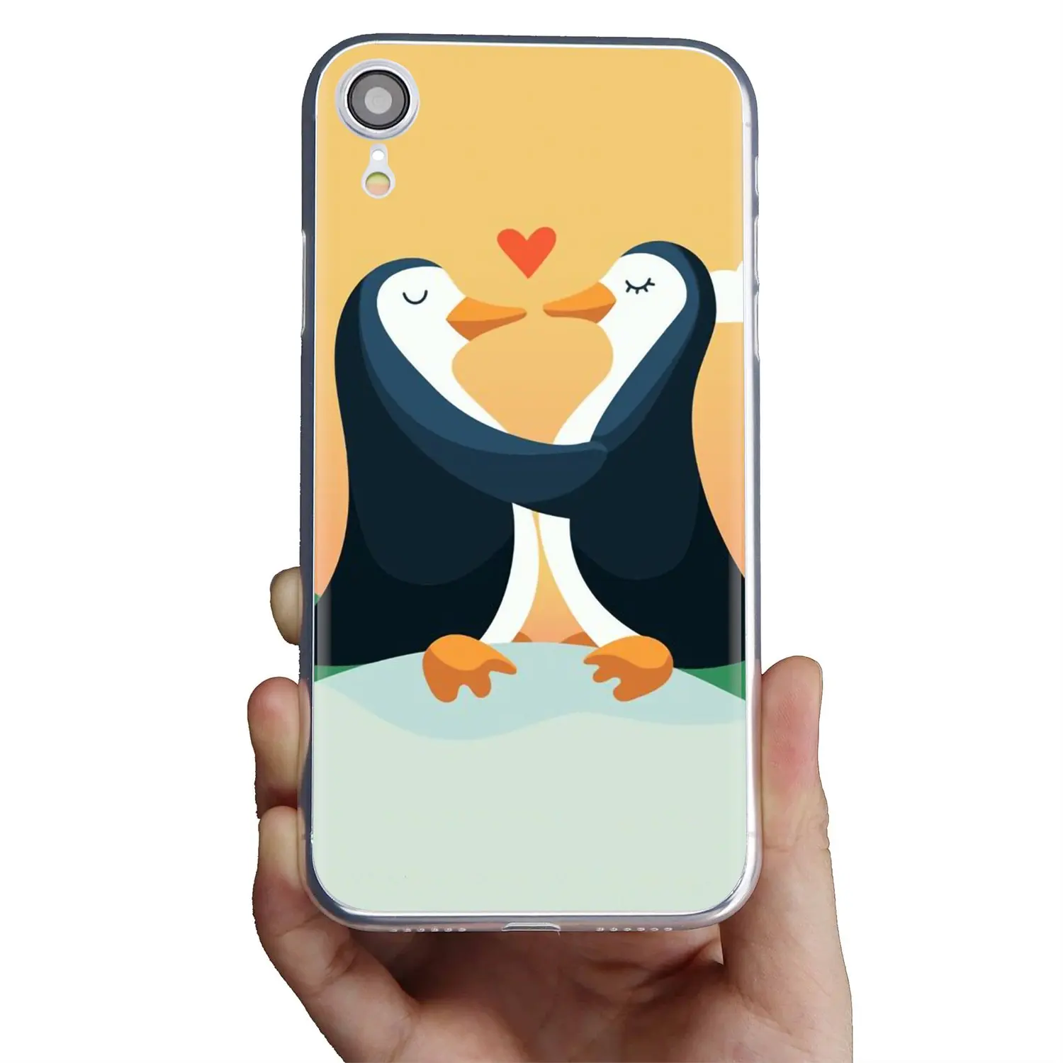 Силиконовый чехол для телефона Huawei Honor Y5 2018 2019 8S 9X Pro 20 10 10i Lite с милым пингвином |